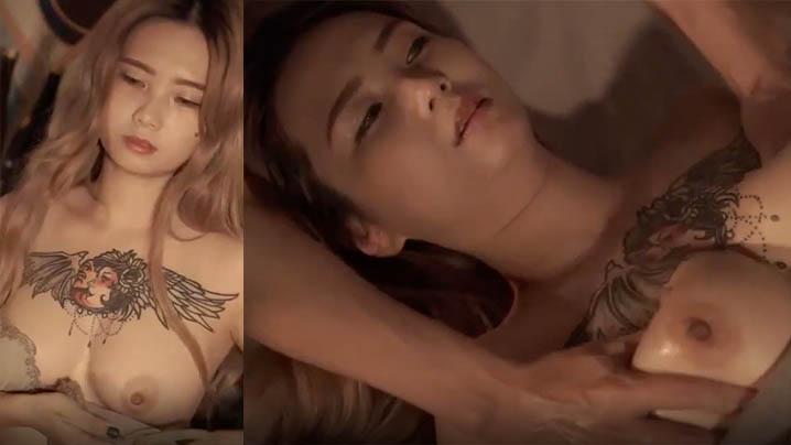 JVID纹身豪乳孟若羽新作：极乐按摩玩弄湿嫩菊穴！不让掰开却爽到淫叫连连～